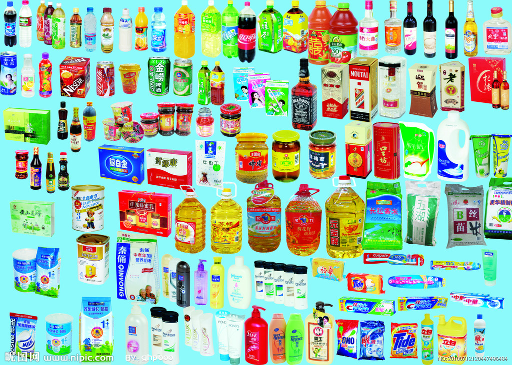 从田间到图库 初级农产品日用百货设计素材的创新应用